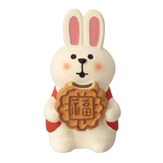 こどもうさぎ 月餅 マスコット concombre デコレ インテリア かわいい プレゼント