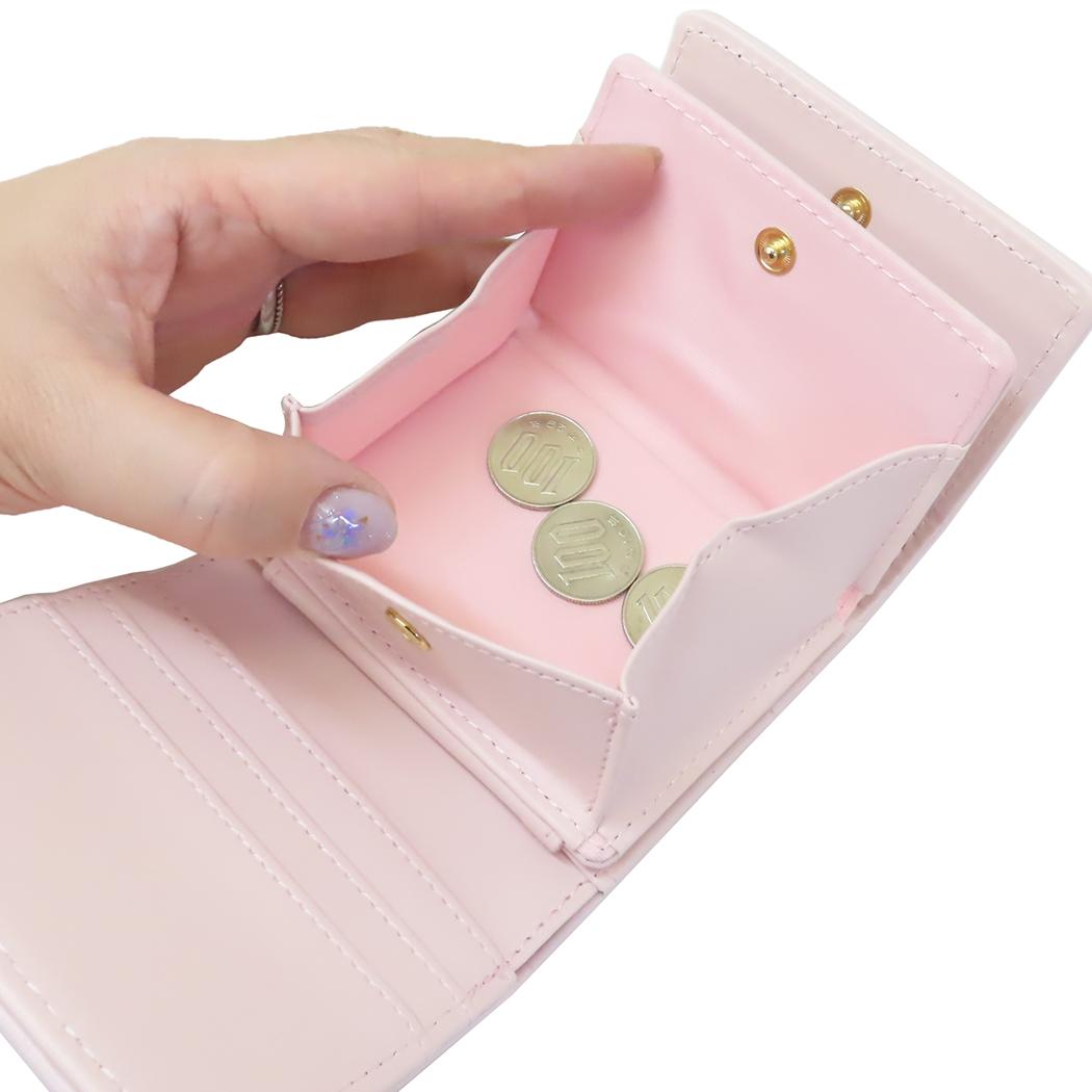三つ折り財布 ミニウォレット ハローキティ エンジェルメタル サンリオ サンアート レディース プレゼント