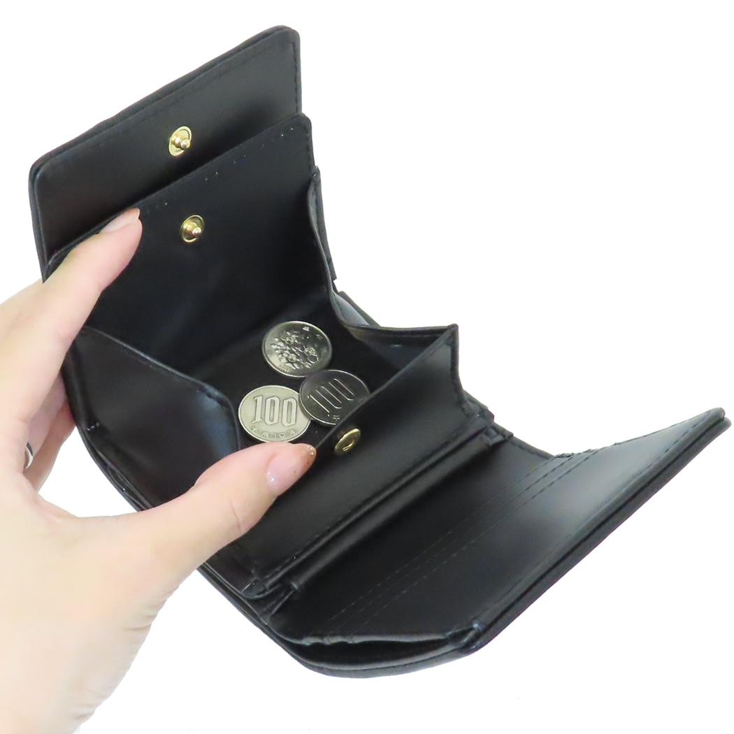 BOXコイン三つ折り財布 ミニウォレット ハローキティ ワッペンキティ 日焼け柄 サンリオ サンアート レディース プレゼント