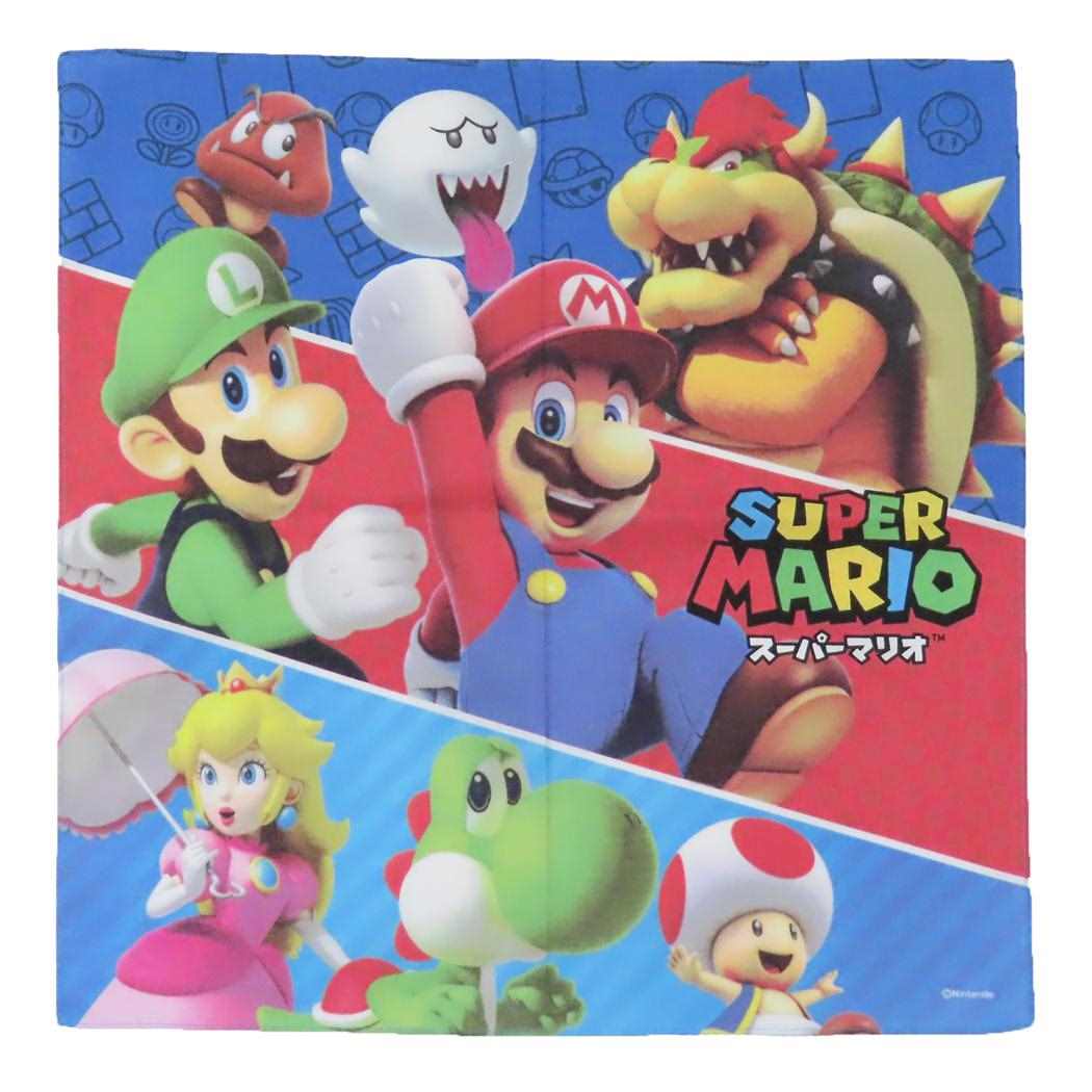 スーパーマリオブラザーズ ランチクロス コットンナフキン A サンアート お弁当布 キャラクター グッズ メール便可 シネマコレクション