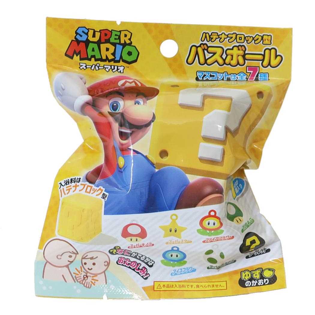 スーパーマリオ 入浴剤 ハテナブロック型バスボール サンアート 子供とお風呂 おもしろ雑貨 キャラクター グッズ シネマコレクション