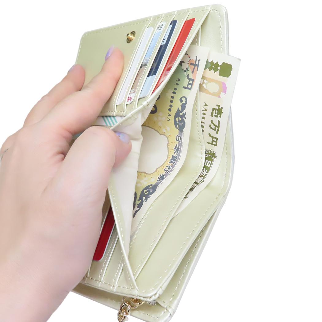 LF深札入れ ラウンド札入れ ラウンドショートウォレット 二つ折り財布 マイメロディ ハートフレーム サンリオ サンアート レディース プレゼント