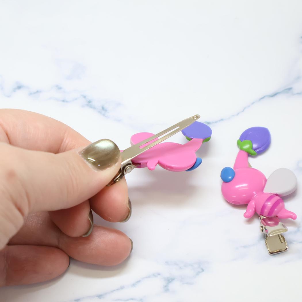 ヘアクリップ 2個セット ヘアアクセ ピクミン 第二弾 羽ピクミン サンアート 前髪クリップ ゲームメール便可