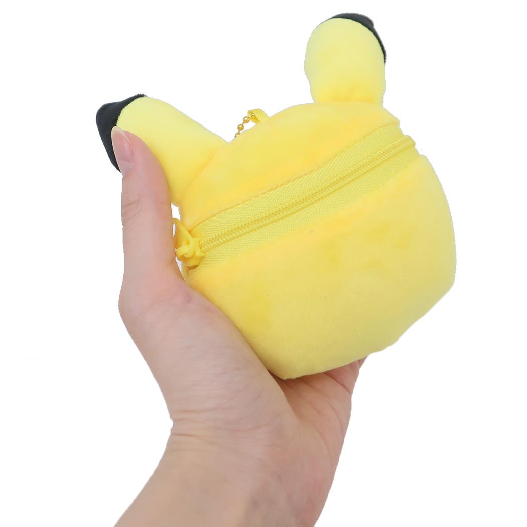 フェイスコインケース 小銭入れ ポケットモンスター ピカチュウ ポケモン サンアート ぬいぐるみ小銭入れ 小物入れ