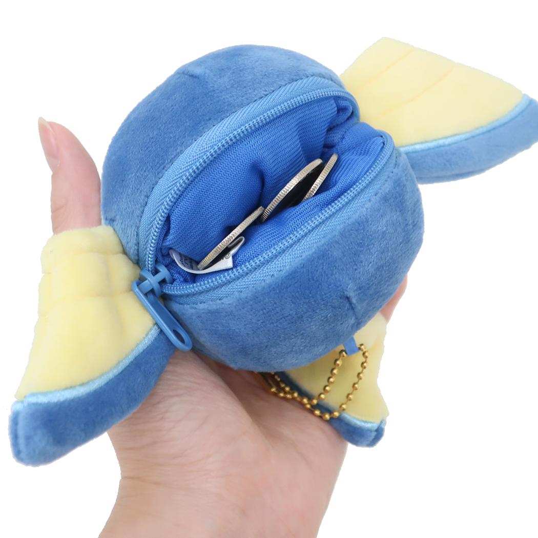 フェイスコインケース 小銭入れ ポケットモンスター シャワーズ ポケモン サンアート ぬいぐるみ小銭入れ 小物入れ
