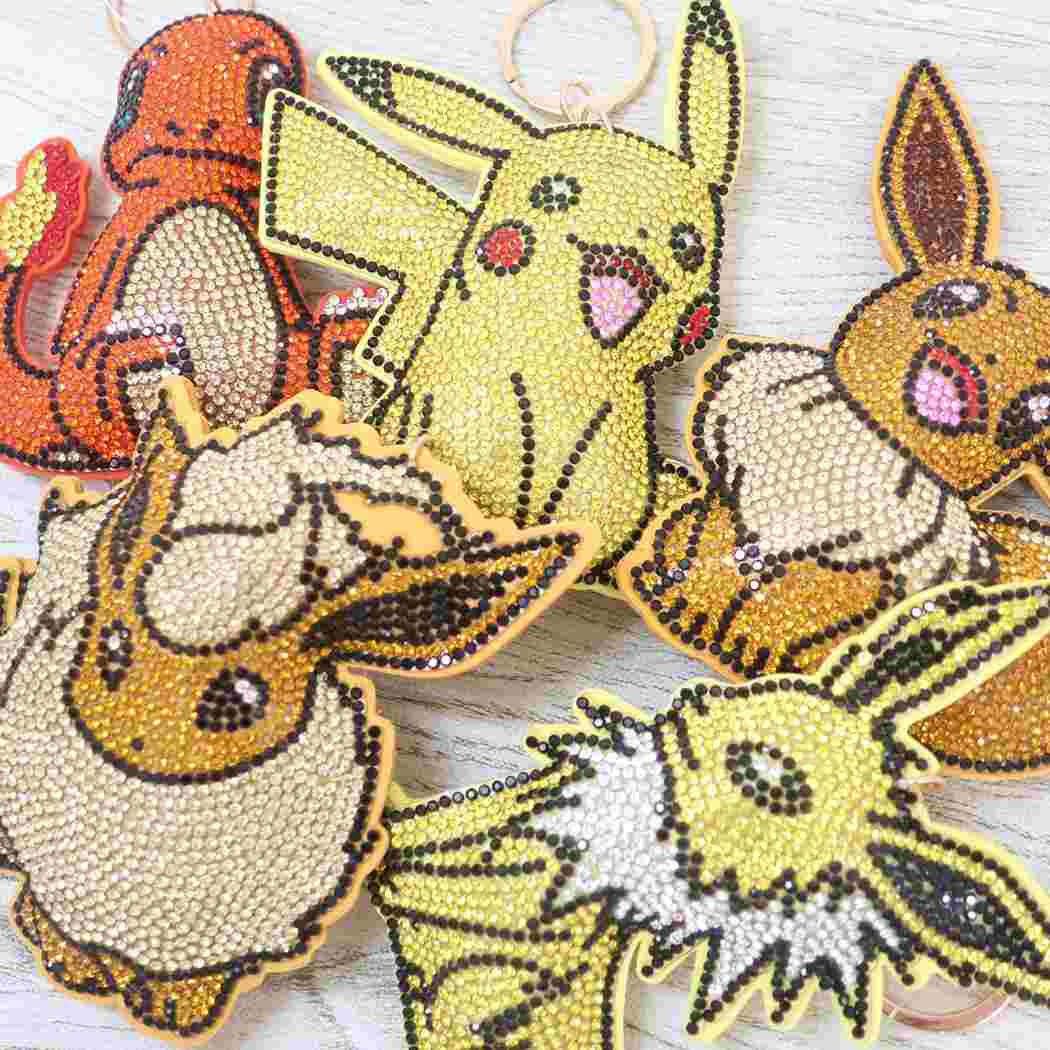 ラインストーンマスコットクリーナー スマホアクセ ポケットモンスター ピカチュウ ポケモン サンアート プレゼント メール便可