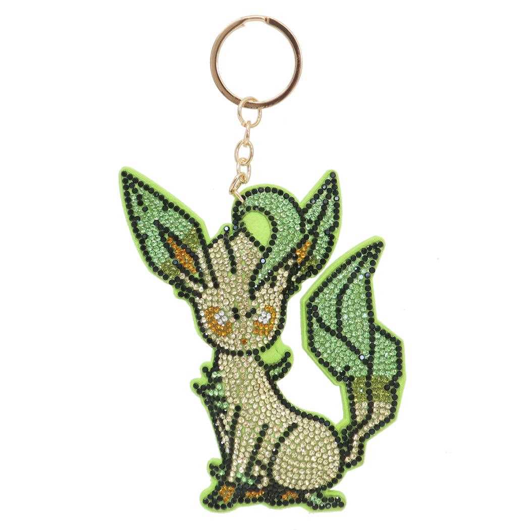 ラインストーンマスコットクリーナー スマホアクセ ポケットモンスター リーフィア ポケモン サンアート プレゼント メール便可