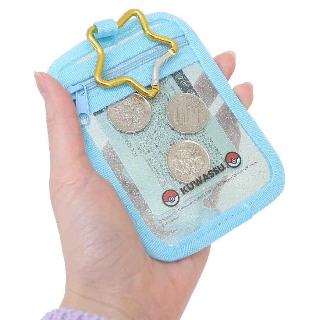 クリアパスケース 定期入れ ポケットモンスター クワッス ポケモン サンアート ICカードケース 通学 メール便可