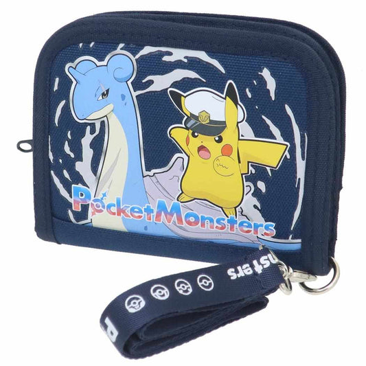 プリントウォレット 子供用財布 ポケットモンスター キャプテンピカチュウx六英雄のラプラス ポケモン サンアート キッズ財布