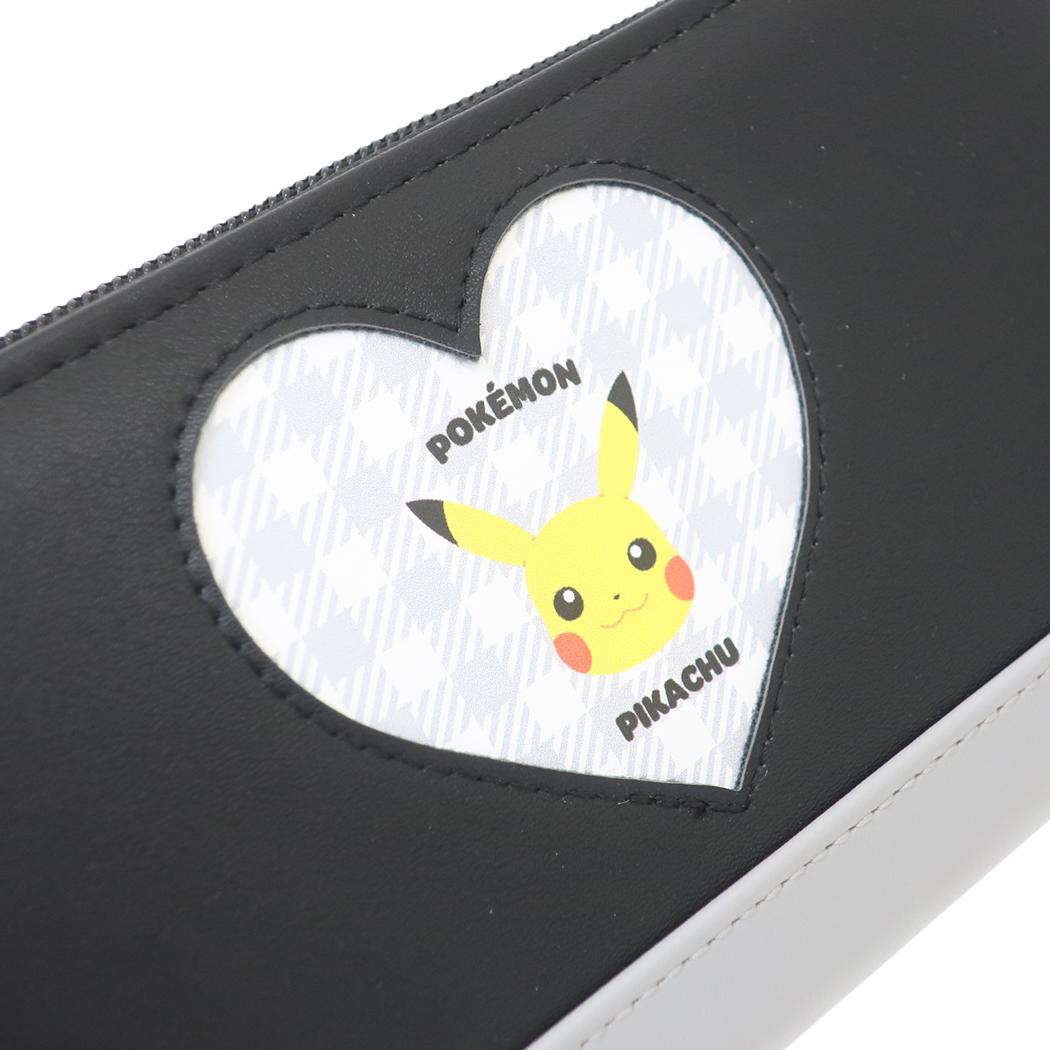 ラウンド束入れ 長財布 ポケットモンスター ピカチュウ BK ポケモン サンアート プレゼント