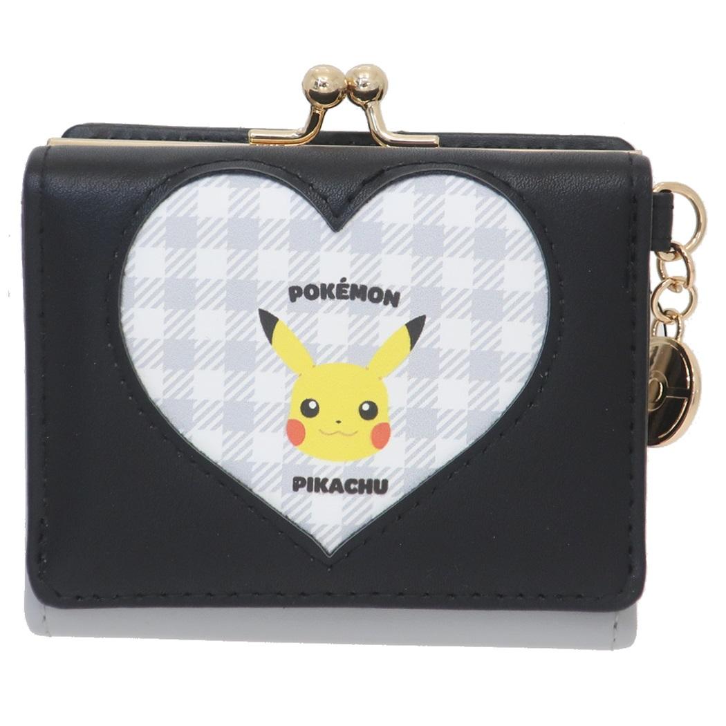 口金ミニ財布 ミニウォレット ポケットモンスター ピカチュウ BK ポケモン サンアート プレゼント