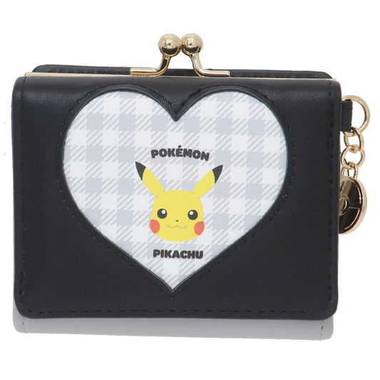 口金ミニ財布 ミニウォレット ポケットモンスター ピカチュウ BK ポケモン サンアート プレゼント