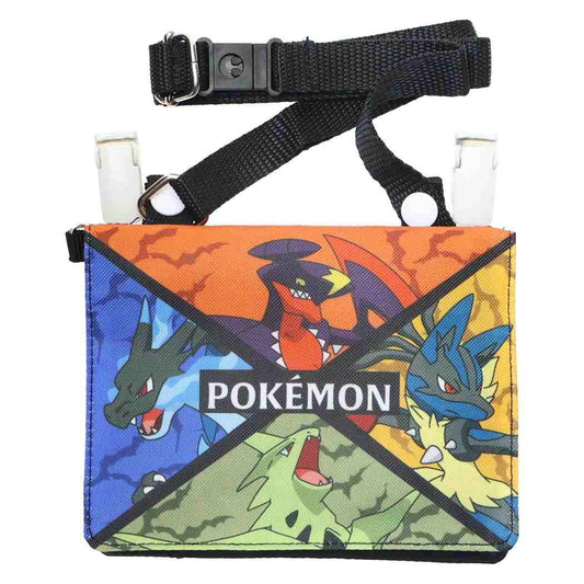 ショルダー付きお出かけウォレット クリップポケット ポケットモンスター BK ポケモン サンアート キッズポーチ メール便可