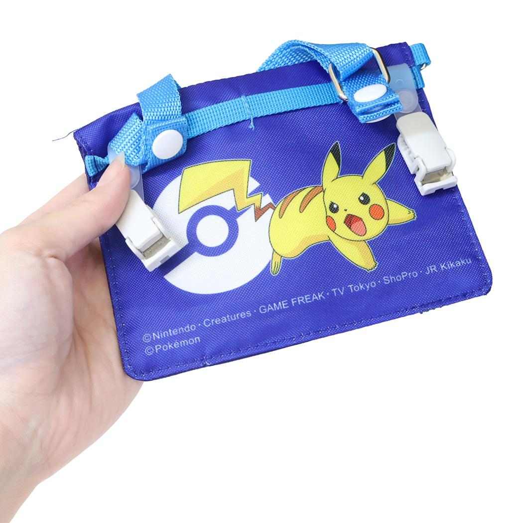 ショルダー付きお出かけウォレット クリップポケット ポケットモンスター NVY ポケモン サンアート キッズポーチ メール便可