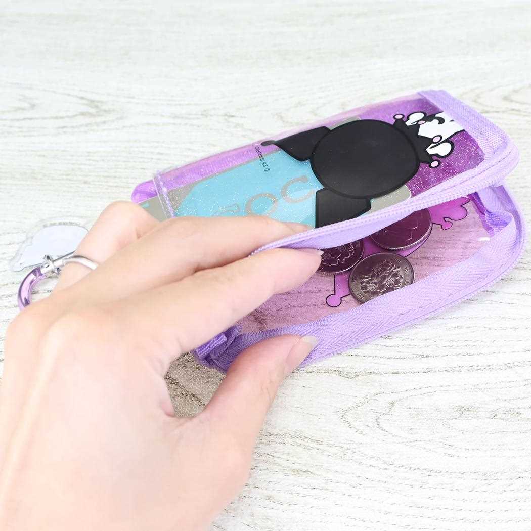 ラメクリアパスコインケース 小銭入れ クロミ サンリオ サンアート 小物入れ メール便可