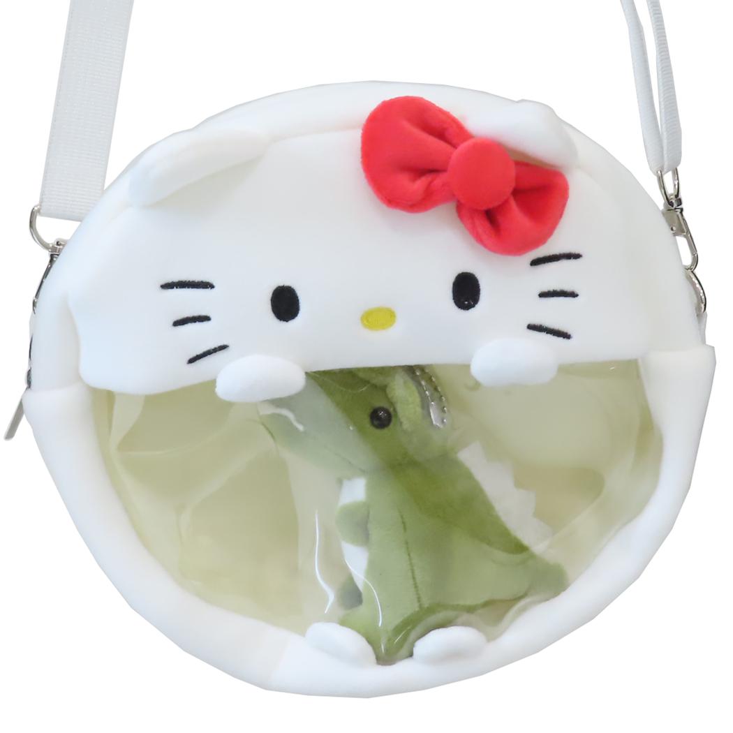 2wayぬいぐるみクリアバッグ ショルダーバッグ ハローキティ WHITE サンリオ サンアート プレゼント かわいい