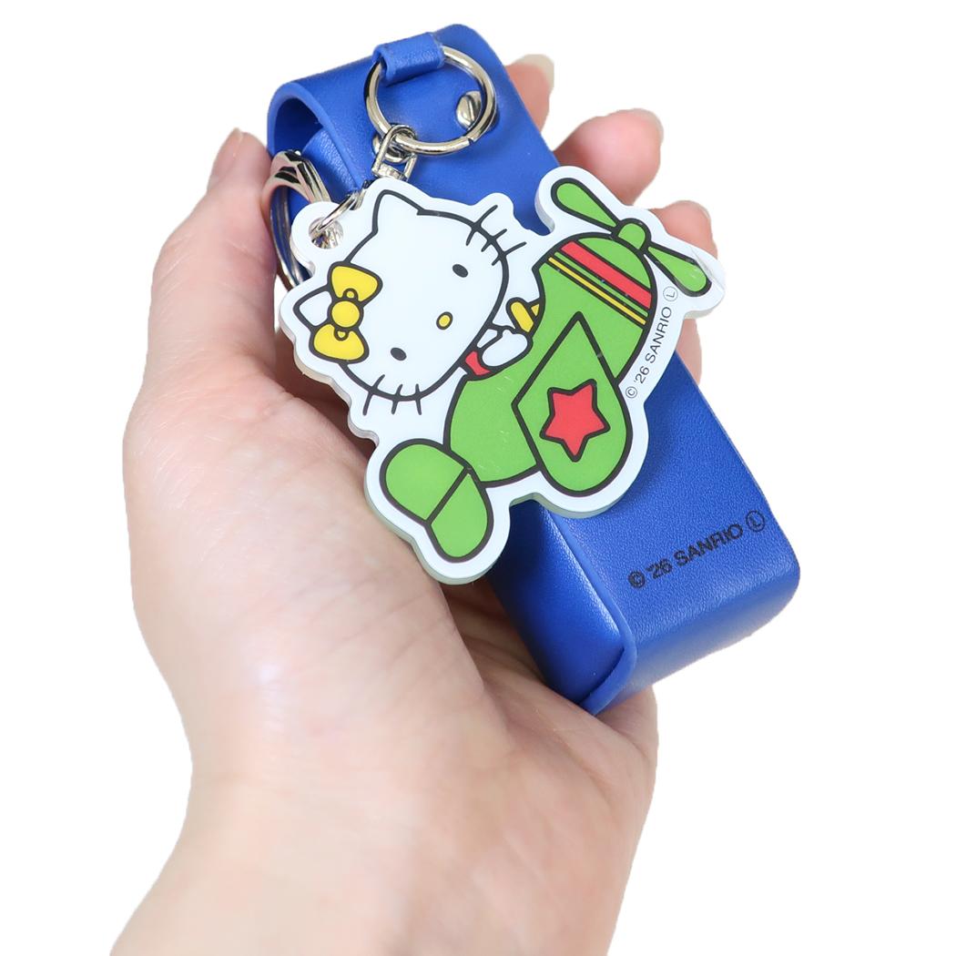 ハローキティ ミニポーチ リップケースチャーム 飛行機 サンリオ リップ入れ キャラクター グッズ シネマコレクション