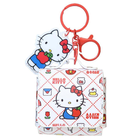 ハローキティ ミニポーチ マルチケースチャーム 格子柄 サンリオ 小物入れ キャラクター グッズ シネマコレクション