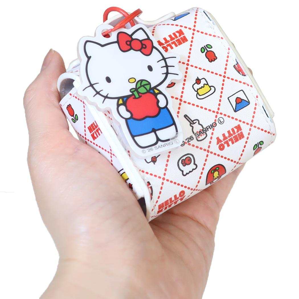 ハローキティ ミニポーチ マルチケースチャーム 格子柄 サンリオ 小物入れ キャラクター グッズ シネマコレクション