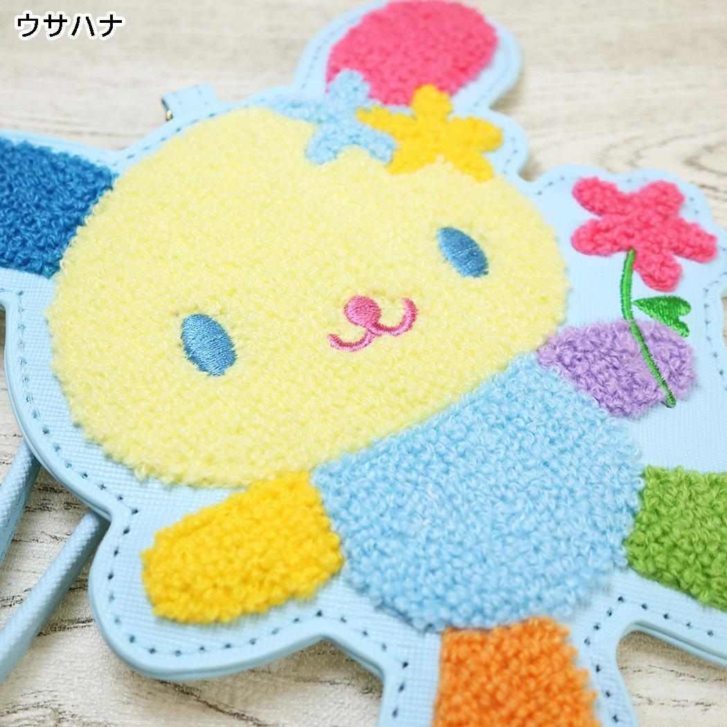 サンリオキャラクターズ 定期入れ ダイカットサガラパスケース ウサハナ Sanrio