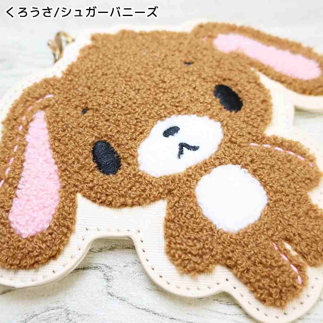 サンリオキャラクターズ 定期入れ ダイカットサガラパスケース くろうさ/シュガーバニーズ Sanrio