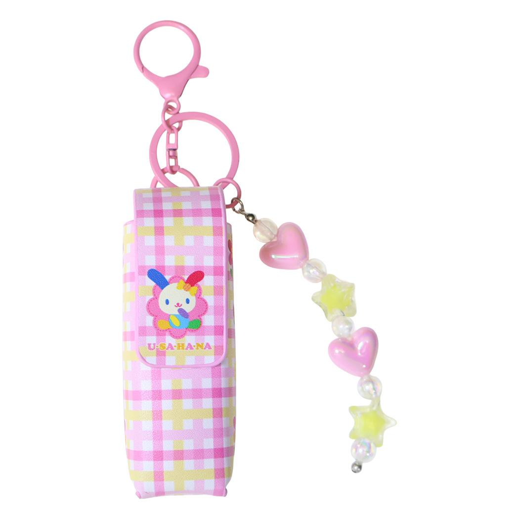サンリオキャラクターズ キーホルダー リップケースチャーム ウサハナ Sanrio