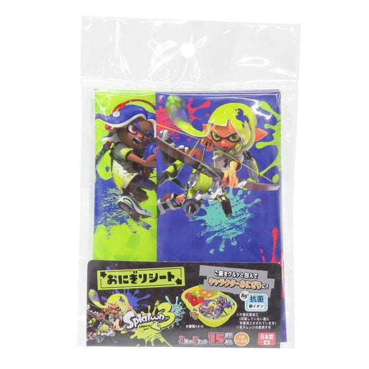おにぎりシート15枚入り ランチスプラトゥーン サンアート おにぎりフィルム おむすびシート キャラ弁 メール便可