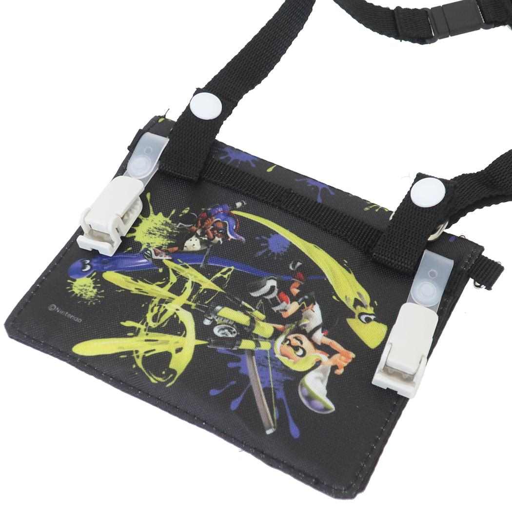 ショルダー付きマルチポシェット ポシェット スプラトゥーン サンアート キッズポーチ メール便可