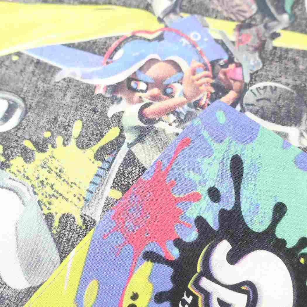 ランチクロス コットンナフキン スプラトゥーン3 B サンアート 新学期準備雑貨 お弁当布 メール便可