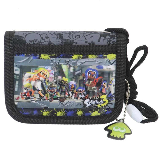 キッズウォレット 子供用財布 スプラトゥーン BLACK サンアート キッズ財布 メール便可