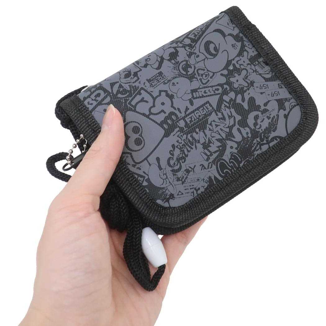 キッズウォレット 子供用財布 スプラトゥーン BLACK サンアート キッズ財布 メール便可