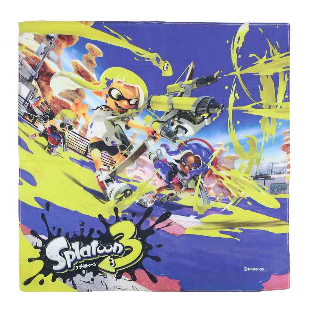ハンカチーフ ハンカチ スプラトゥーン3 1 サンアート 学童用品 メール便可