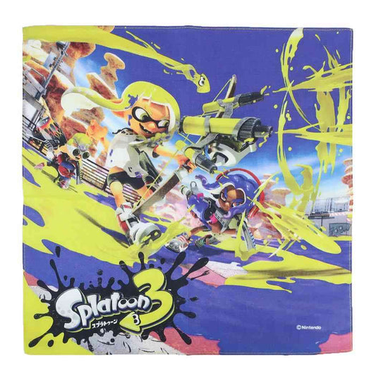 ハンカチーフ ハンカチ スプラトゥーン3 1 サンアート 学童用品 メール便可