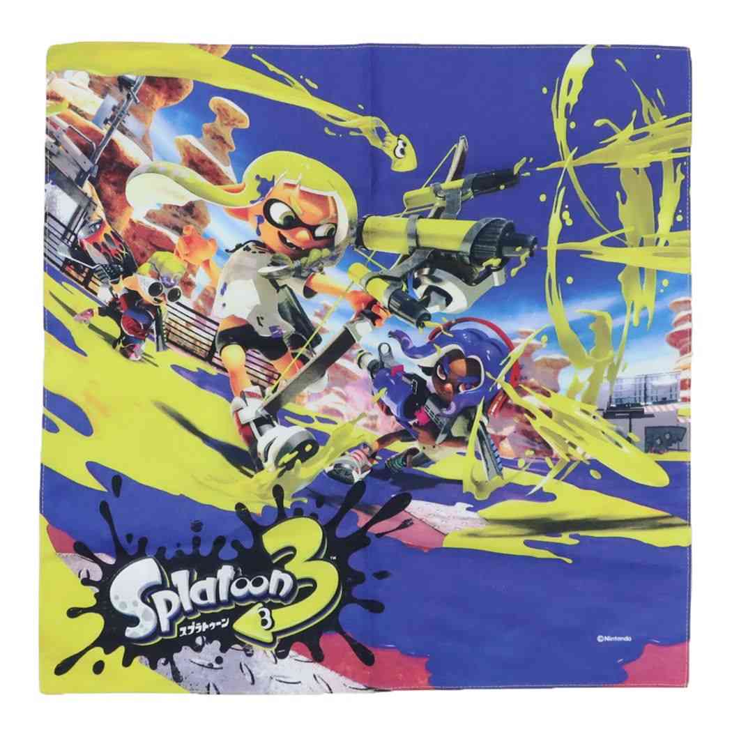 コットンナフキン ランチクロス スプラトゥーン3 1 新入学 サンアート 新学期準備雑貨 お弁当布 メール便可
