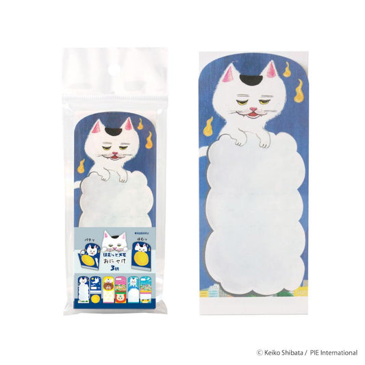 はむっとメモ メモ帳 柴田ケイコ おにゃけ ねこ エポックケミカル 伝言メモ 一言メモ かわいい メール便可