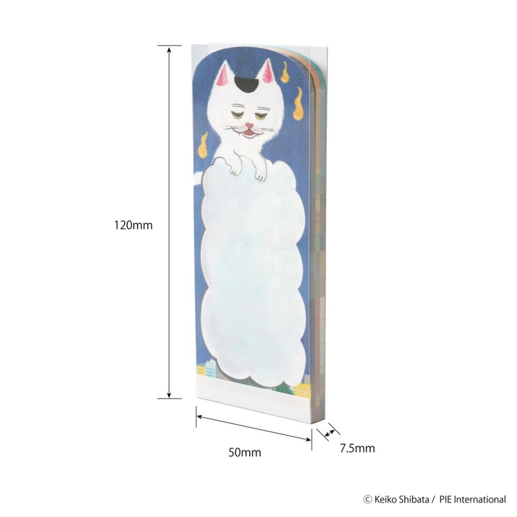 はむっとメモ メモ帳 柴田ケイコ おにゃけ ねこ エポックケミカル 伝言メモ 一言メモ かわいい メール便可