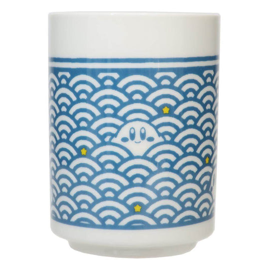 湯のみ 湯呑 星のカービィ ふわふ和コレクション カービィたちと青海波 エンスカイ 湯飲み
