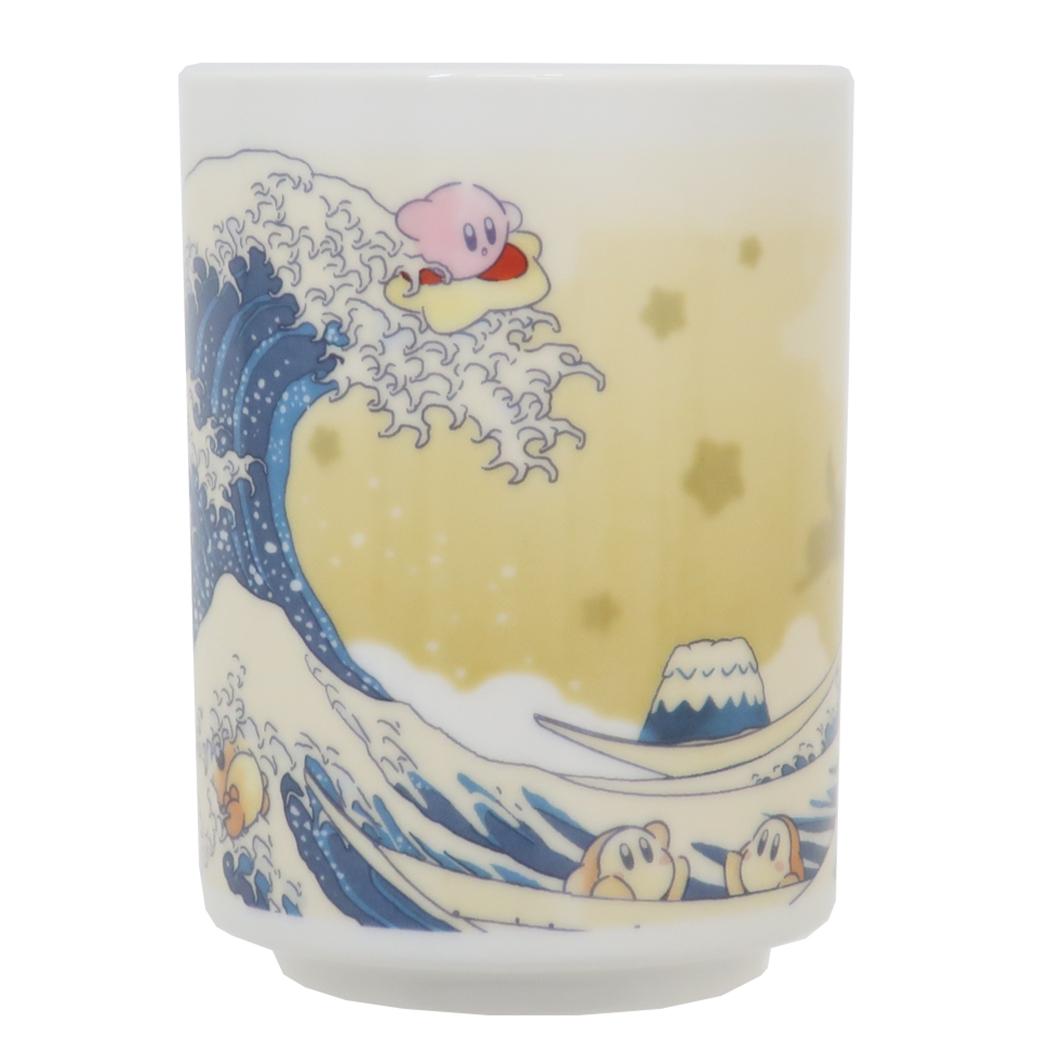 湯呑み ふわふ和コレクション 湯呑 星のカービィ プププ三十六景 フロートアイランズ沖浪裏 エンスカイ お土産 プレゼント