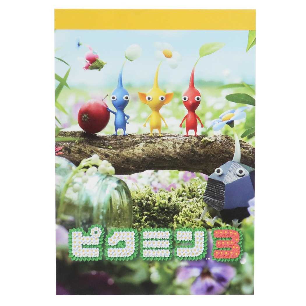 スクエアメモ メモ帳 ピクミン3 エンスカイ プレゼント メール便可