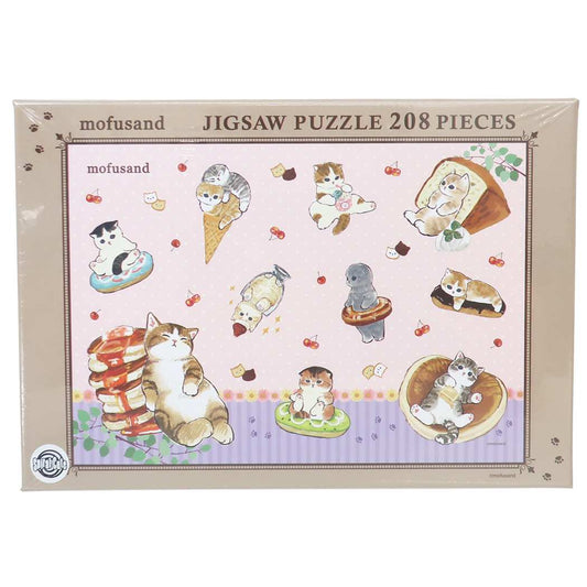 ジグソーパズル208ピース インテリア雑貨 モフサンド すいーつ 208-094 mofusand エンスカイ プレゼント
