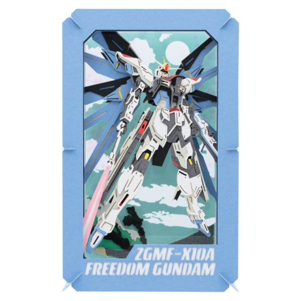 機動戦士ガンダムSEED ペーパークラフトキット PAPER THEATER ペーパーシアター フリーダムガンダム PT-L75 エンスカイ 組立キット ギフト アニメキャラクター グッズ メール便可 シネマコレクション