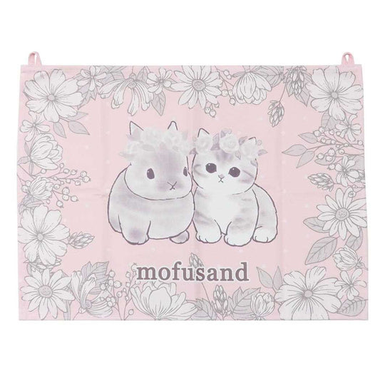 ファブリックポスター タペストリー モフサンド M うさにゃん mofusand エンスカイ インテリア 布ポスター メール便可
