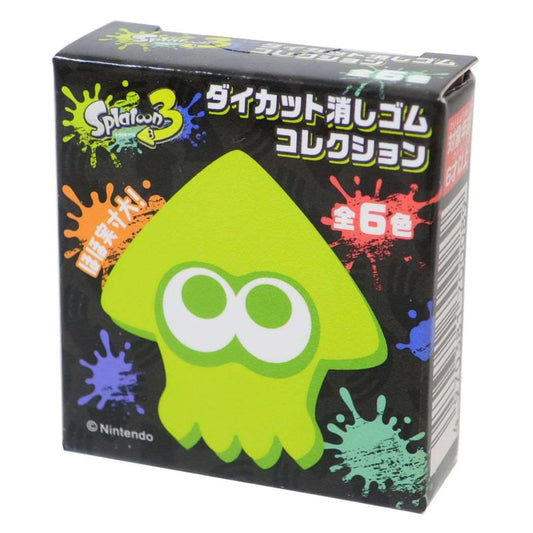 ダイカット消しゴムコレクション 全6種 けしごむ スプラトゥーン3 エンスカイ 新学期準備文具 メール便可