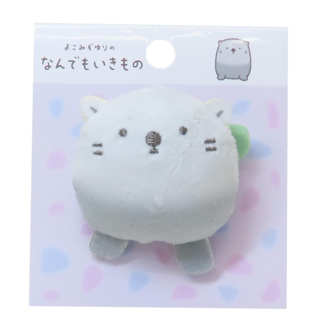 ふわふわバッジ バラエティ雑貨 なんでもいきもの ラッコ エンスカイ ぬいぐるみバッジ アクセサリー メール便可