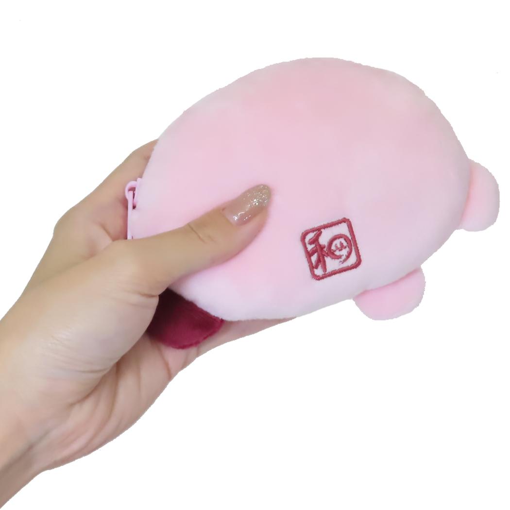 ふわふ和コレクション 和菓子ポーチ ミニポーチ 星のカービィ カービィ桜もち エンスカイ ぬいぐるみポーチ 小物入れ