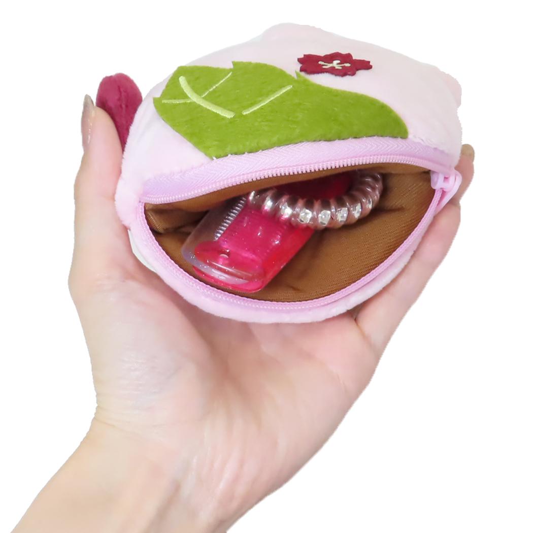 ふわふ和コレクション 和菓子ポーチ ミニポーチ 星のカービィ カービィ桜もち エンスカイ ぬいぐるみポーチ 小物入れ