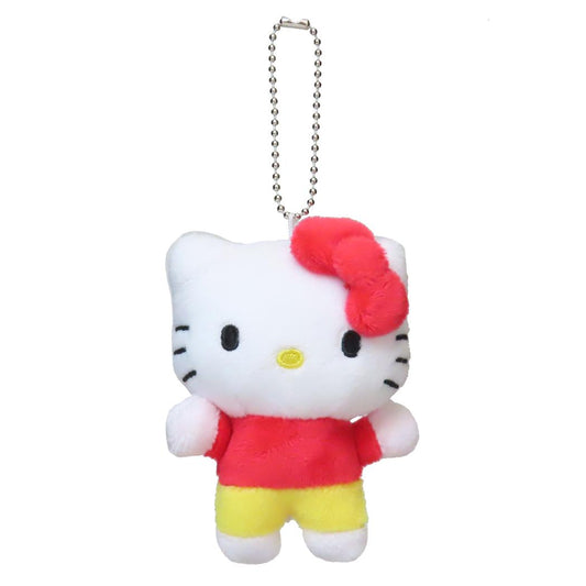 ぬいぐるみマスコット マスコット クレヨンしんちゃんxサンリオキャラクターズ ハローキティ 赤 サンリオ エンスカイ ボールチェーン ミニぬいぐるみ