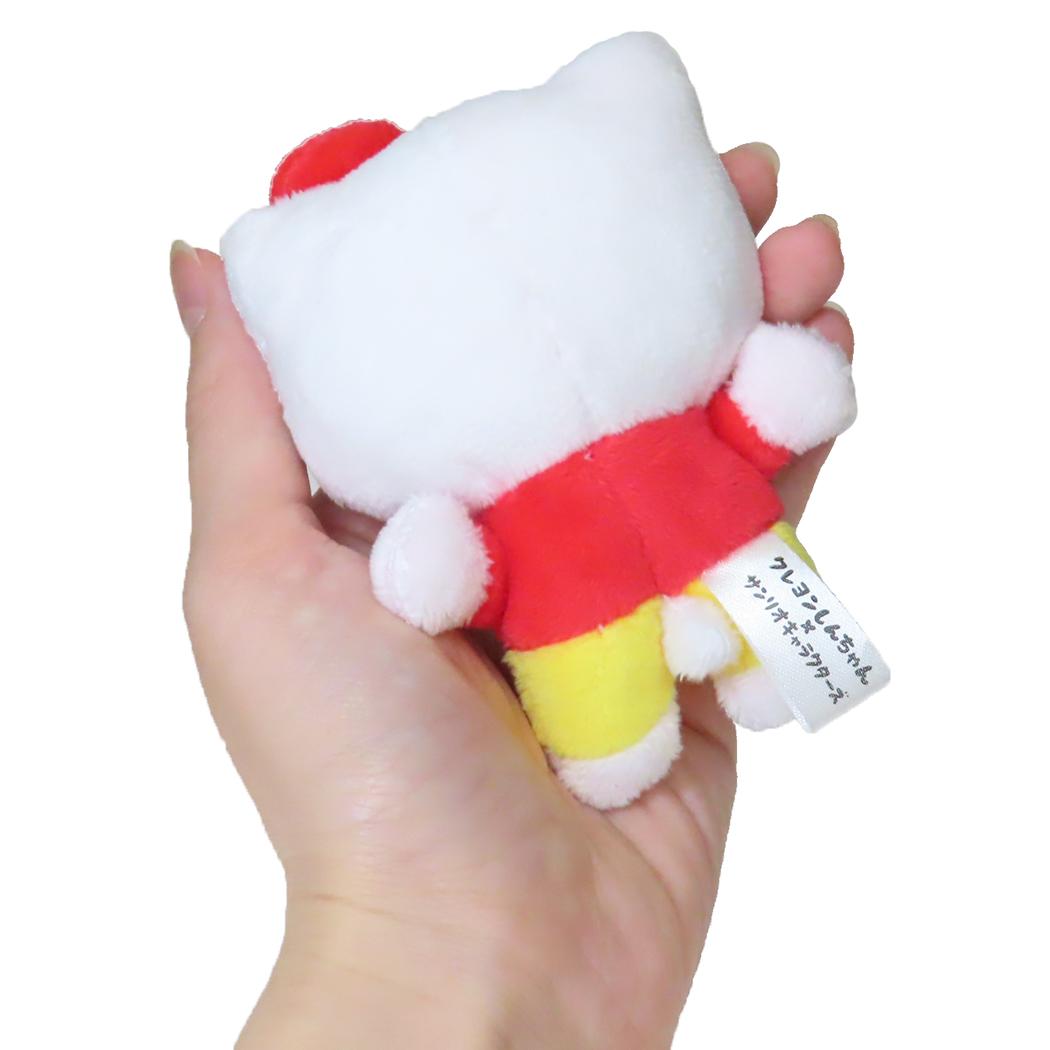 ぬいぐるみマスコット マスコット クレヨンしんちゃんxサンリオキャラクターズ ハローキティ 赤 サンリオ エンスカイ ボールチェーン ミニぬいぐるみ