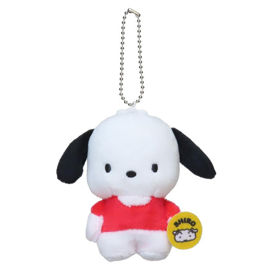 ぬいぐるみマスコット マスコット クレヨンしんちゃんxサンリオキャラクターズ ポチャッコ サンリオ エンスカイ ボールチェーン ミニぬいぐるみ