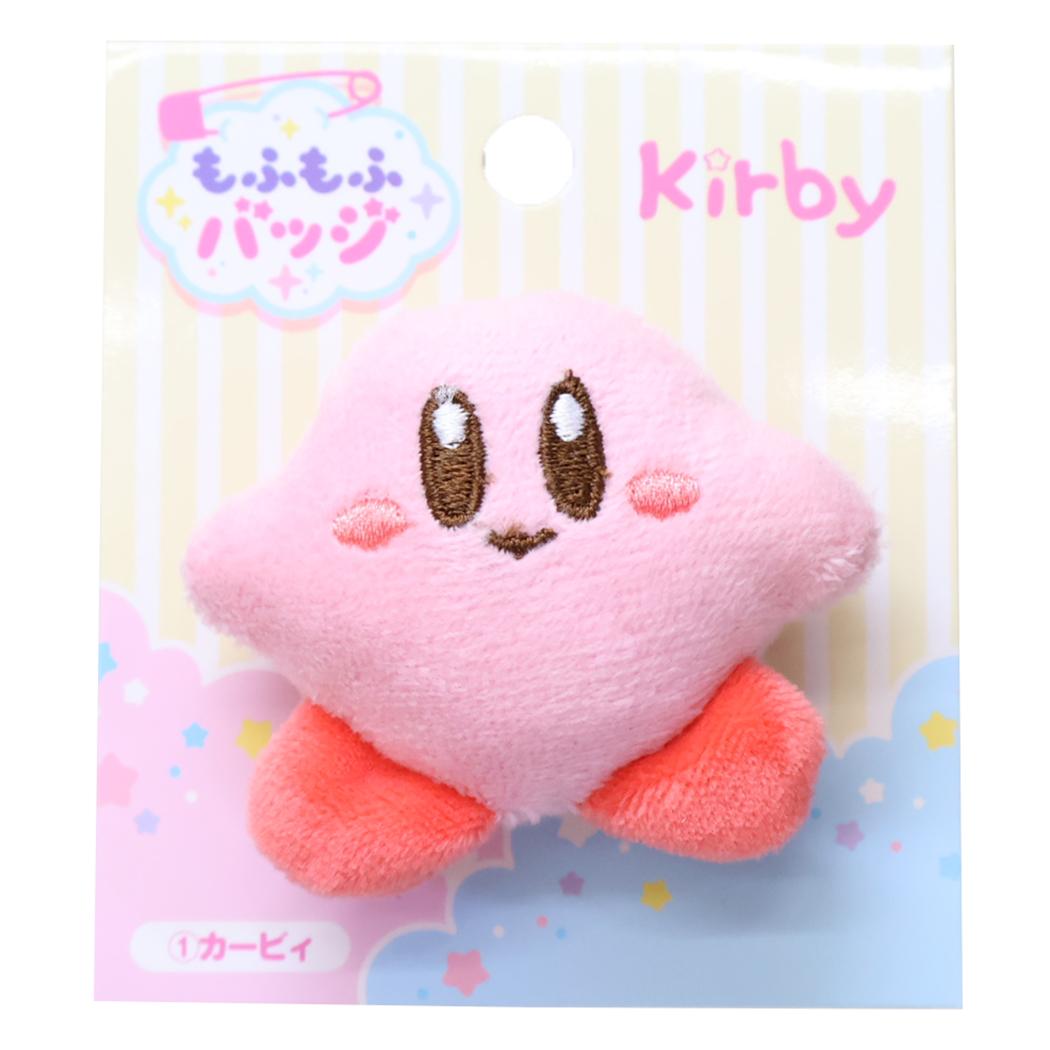 もふもふバッジ マスコットバッジ 星のカービィ カービィ エンスカイ 安全ピン付き メール便可